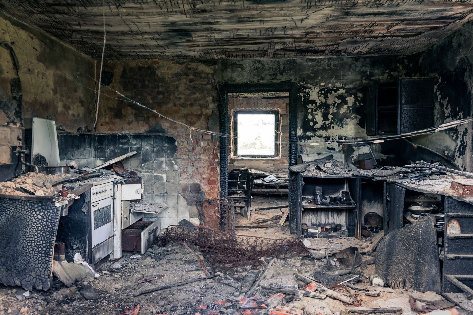 Real fire, smoke & contents property recovery work